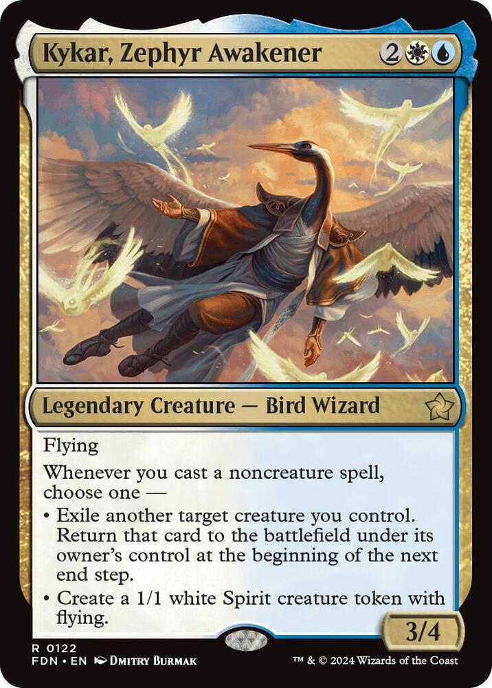 Kykar, Zephyr Awakener 122 (Foundations)  - Foil
