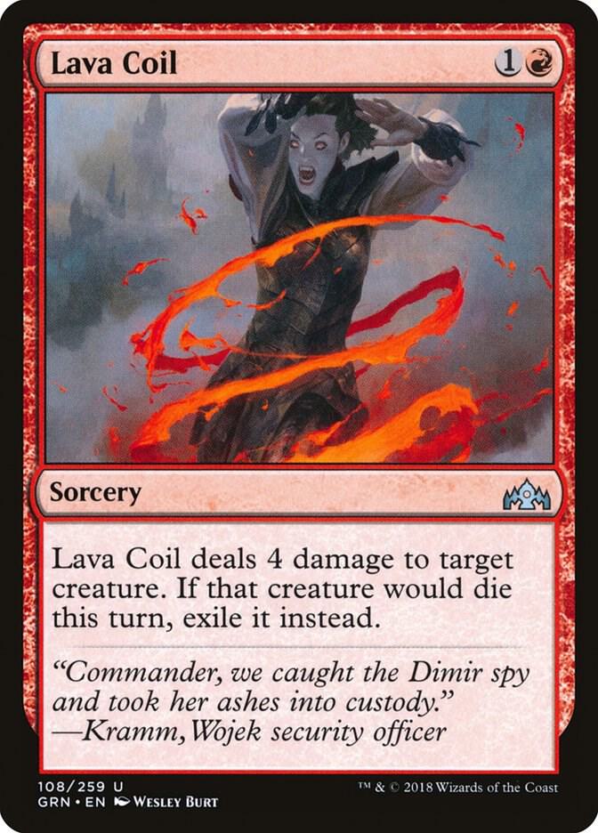 Lava Coil 108 (Guilds of Ravnica) 