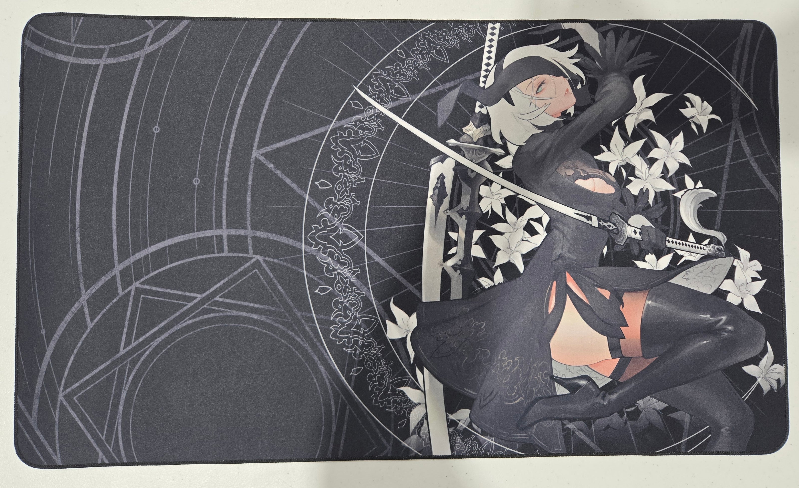 Mana Moon - Weight of the World 1-Player Deluxe Rubber Playmat
