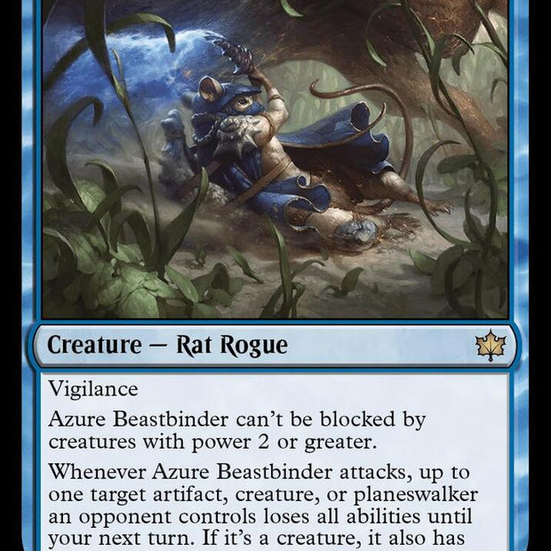 Azure Beastbinder 41 (Bloomburrow)  - Foil