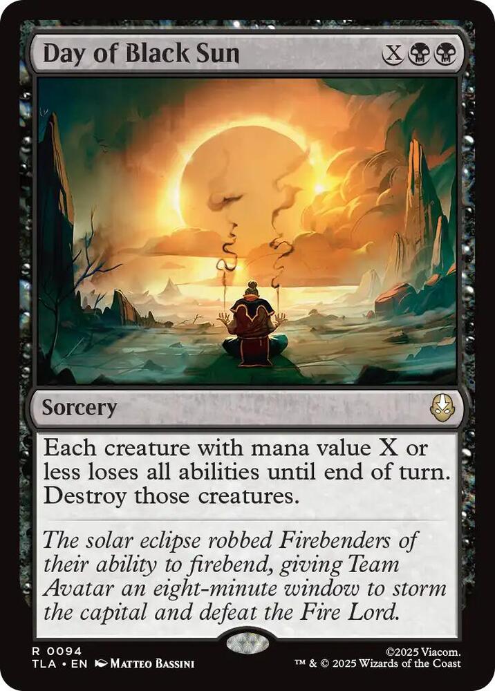 Day of Black Sun 94 (Avatar: The Last Airbender)  - Foil