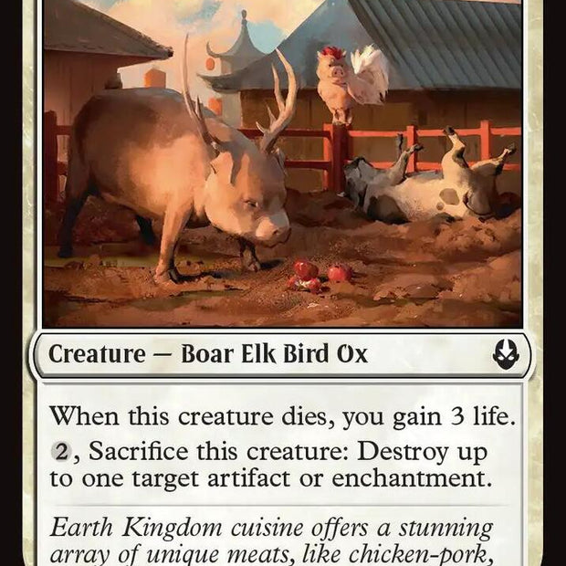 Curious Farm Animals 14/286 (Avatar: The Last Airbender) 