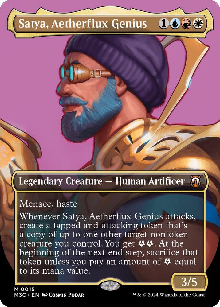 Satya, Aetherflux Genius 15/411 (Commander: Modern Horizons 3)  - Borderless