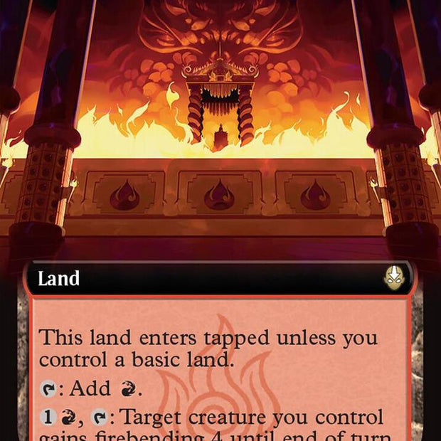 Fire Nation Palace  389/286 (Avatar: The Last Airbender)  - Extended Art Foil