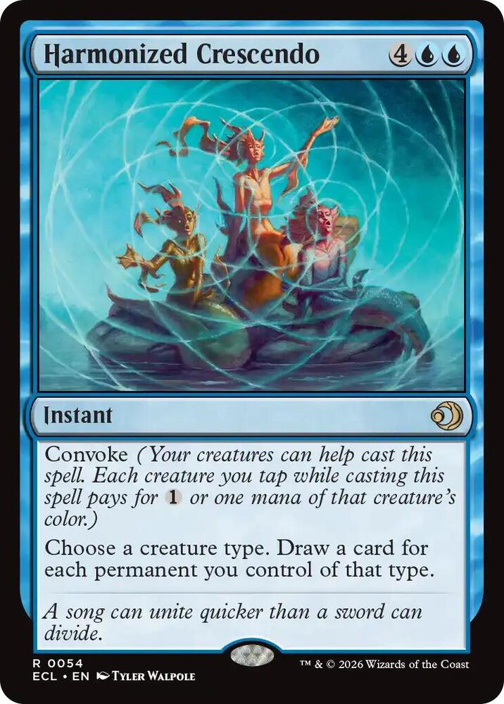 Harmonized Crescendo 54 (Lorwyn Eclipsed)  - Foil