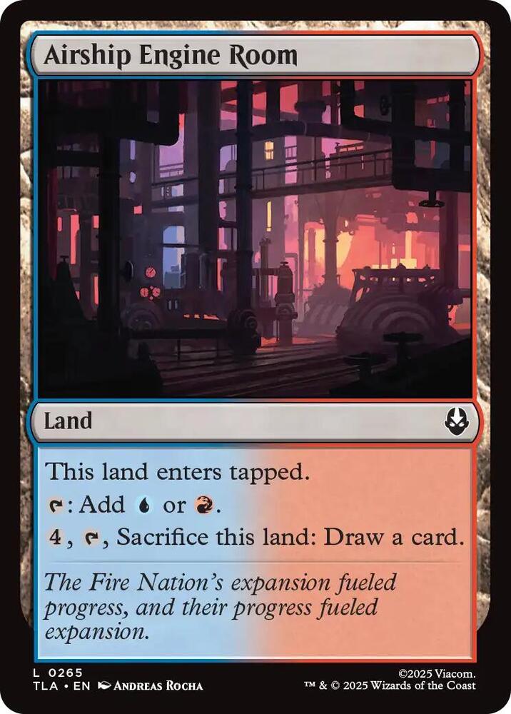 Airship Engine Room 265 (Avatar: The Last Airbender)  - Foil