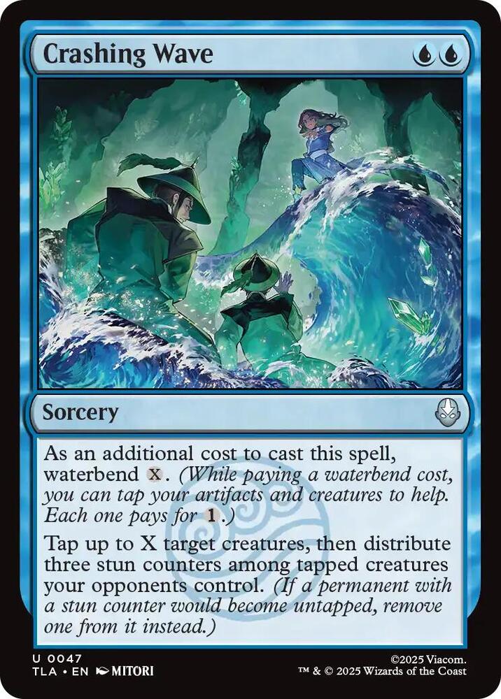 Crashing Wave 47/286 (Avatar: The Last Airbender)  - Foil