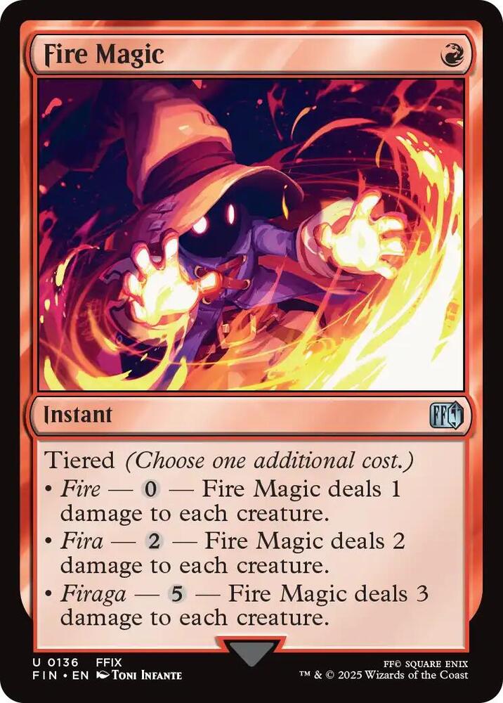 Fire Magic 136/309 (FINAL FANTASY) 
