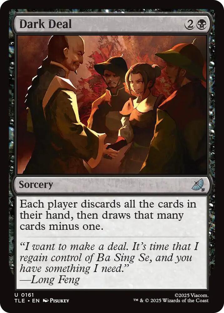 Dark Deal 161/317 (Avatar: The Last Airbender: Eternal-Legal)  - Foil