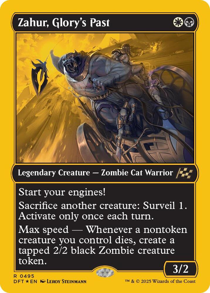 Zahur, Glory's Past 495/291 (Aetherdrift)  - First-Place Foil