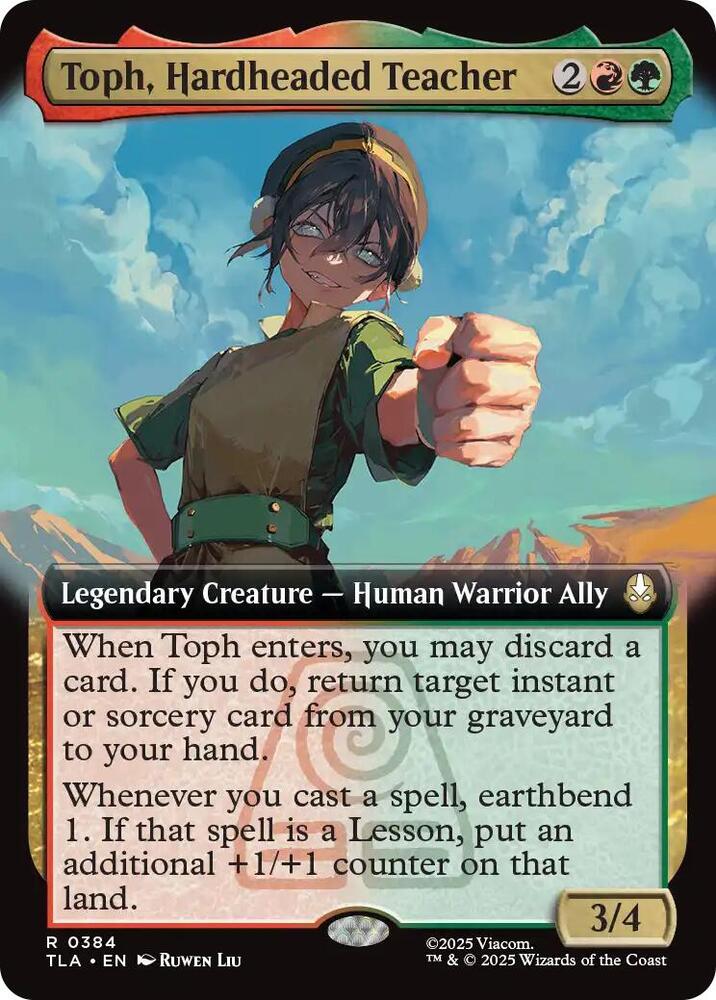 Toph, Hardheaded Teacher 384/286 (Avatar: The Last Airbender)  - Extended Art