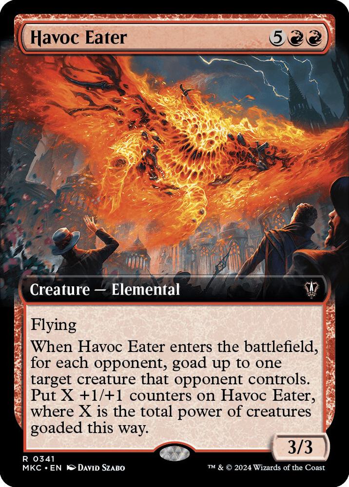 Havoc Eater 341/311 (Commander: Murders at Karlov Manor)  - Extended Art