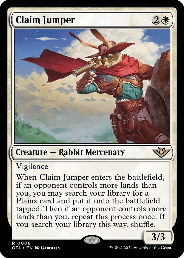 Claim Jumper 8 (Outlaws of Thunder Junction)  - Foil
