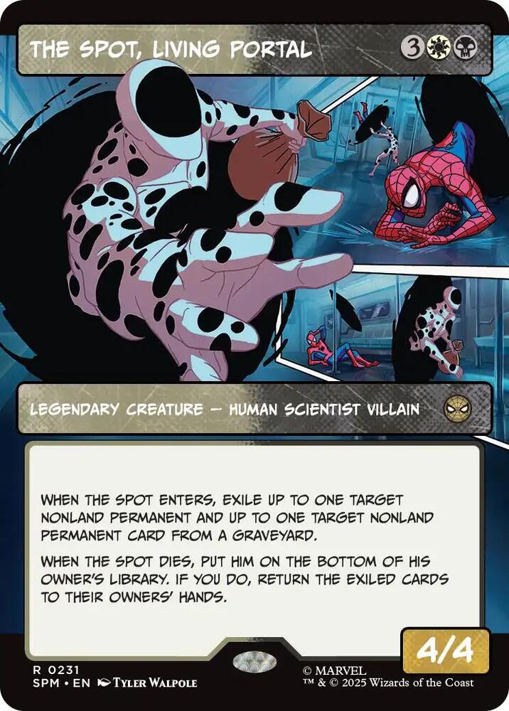 The Spot, Living Portal 231/198 (Marvel's Spider-Man)  - Showcase Foil
