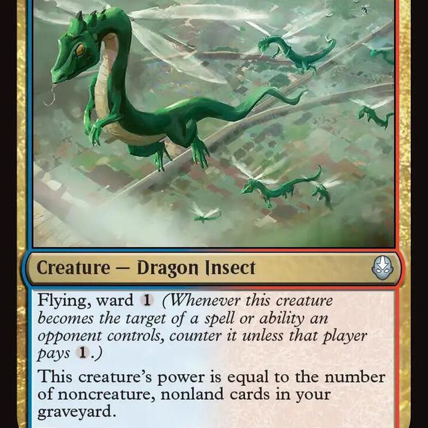 Dragonfly Swarm 215/286 (Avatar: The Last Airbender)  - Foil