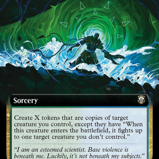 Aggressive Biomancy 69/411 (Commander: Modern Horizons 3)  - Extended Art