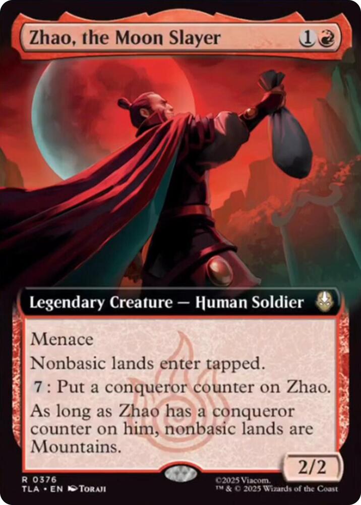 Zhao, the Moon Slayer 376/286 (Avatar: The Last Airbender)  - Extended Art 