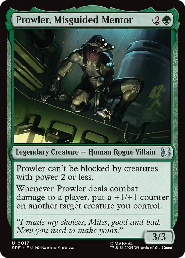Prowler, Misguided Mentor 17/20 (Marvel's Spider-Man: Eternal-Legal) 