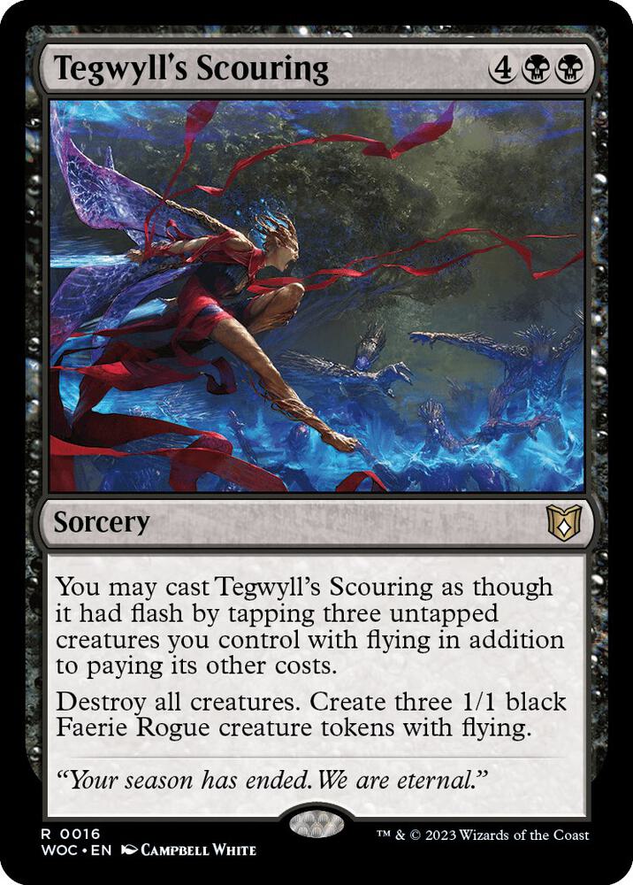 Tegwyll's Scouring 16/173 (Commander: Wilds of Eldraine) 