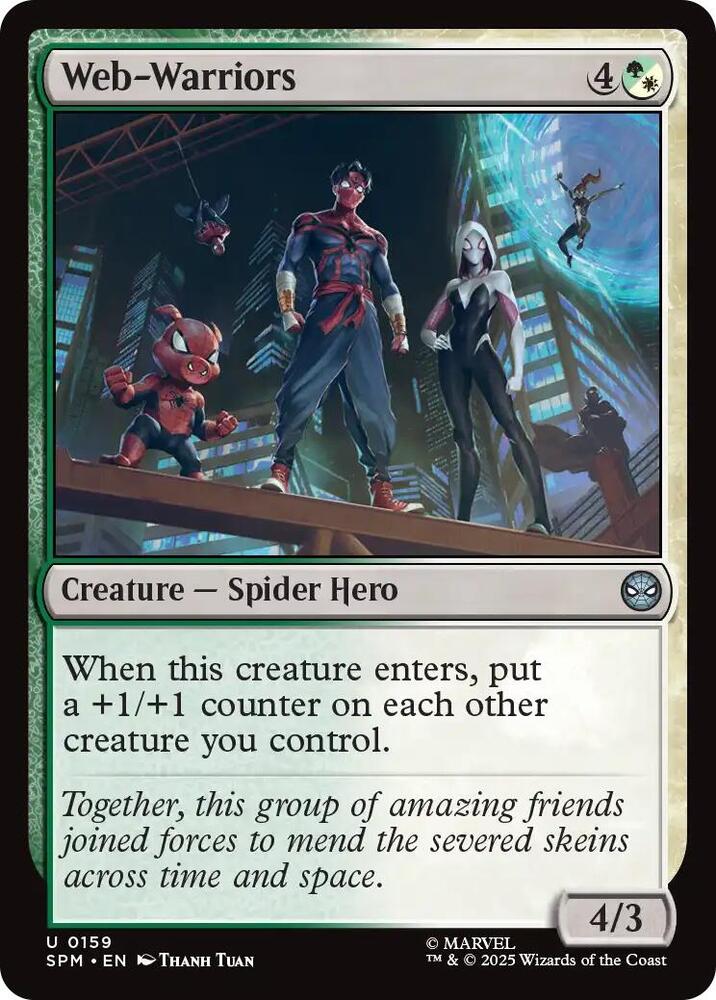 Web-Warriors 159/198 (Marvel's Spider-Man)  - Foil