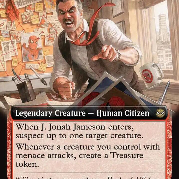 J. Jonah Jameson 261/198 (Marvel's Spider-Man)  - Extended Art