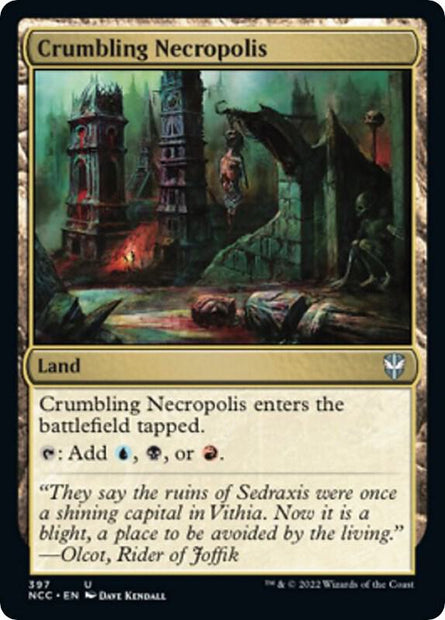 Crumbling Necropolis 397/93 (Commander: Streets of New Capenna) 