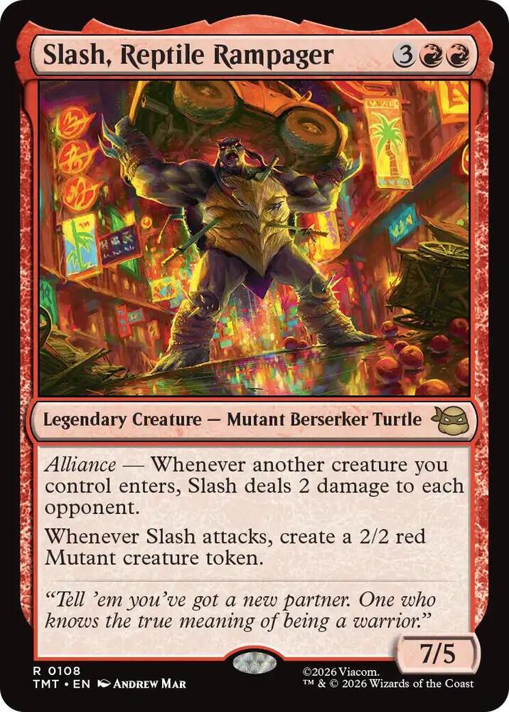 Slash, Reptile Rampager 108 (Teenage Mutant Ninja Turtles) 