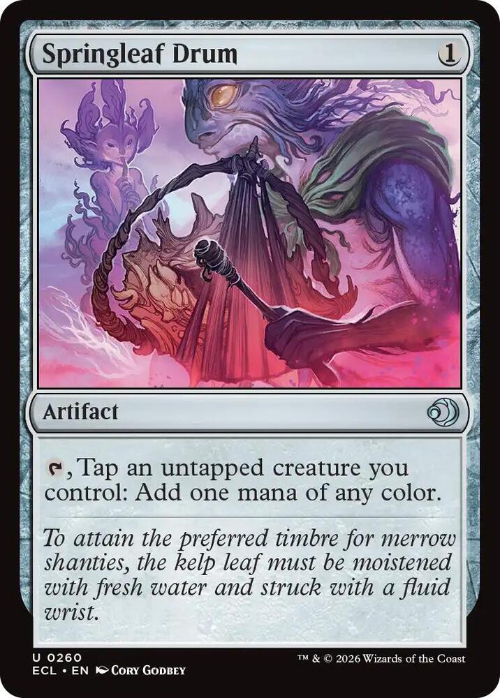 Springleaf Drum 260/273 (Lorwyn Eclipsed)  - Foil