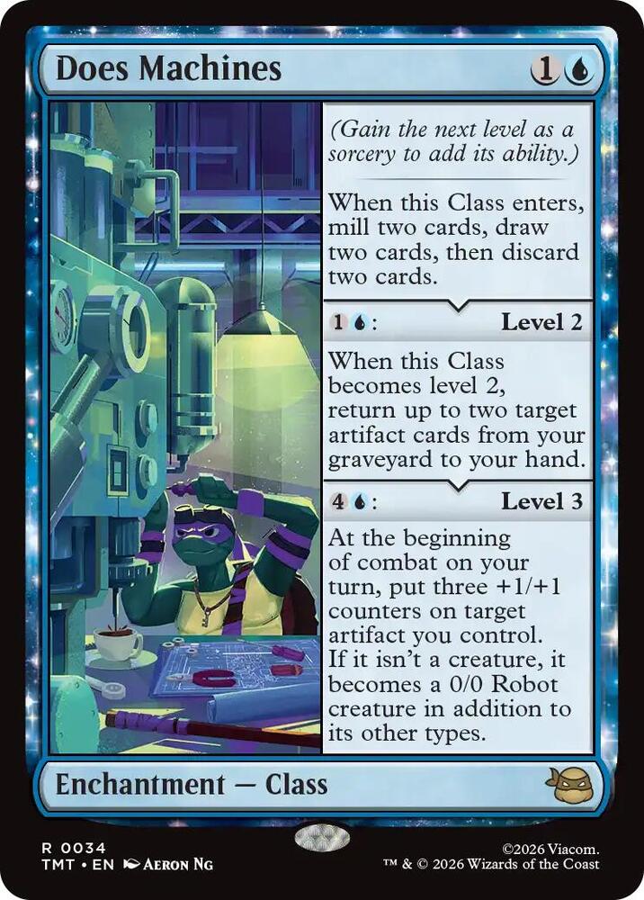 Does Machines 34 (Teenage Mutant Ninja Turtles)  - Foil