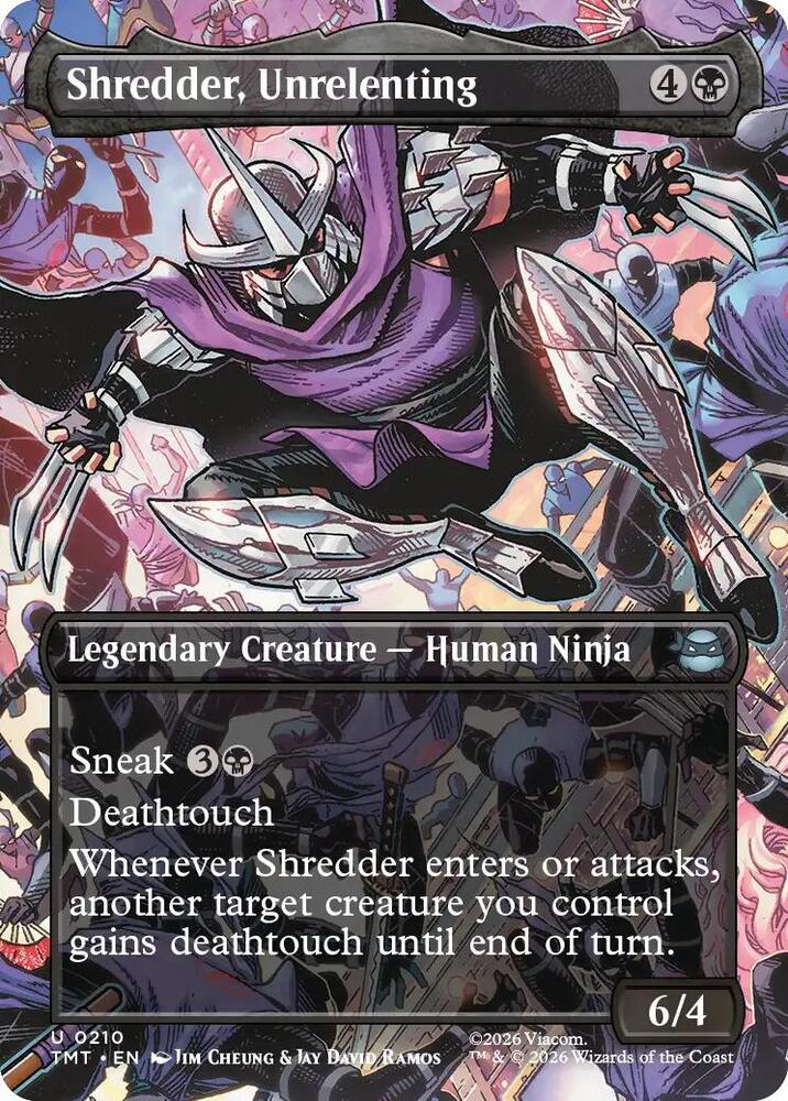 Shredder, Unrelenting 210 (Teenage Mutant Ninja Turtles)  - Borderless