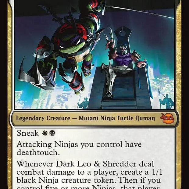 Dark Leo & Shredder 142 (Teenage Mutant Ninja Turtles)  - Foil