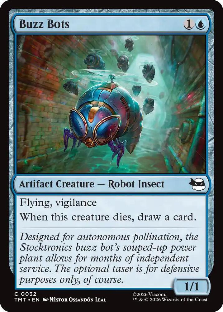 Buzz Bots 32/190 (Teenage Mutant Ninja Turtles)  - Foil