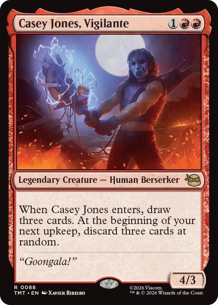 Casey Jones, Vigilante 88/190 (Teenage Mutant Ninja Turtles)  - Foil