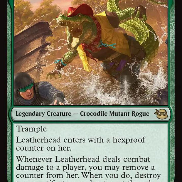 Leatherhead, Swamp Stalker 117/190 (Teenage Mutant Ninja Turtles) 