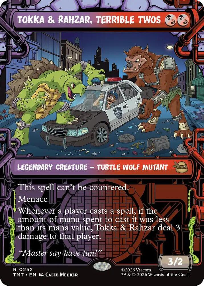 Tokka and Rahzar, Terrible Twos 252/190 (Teenage Mutant Ninja Turtles)  - Showcase