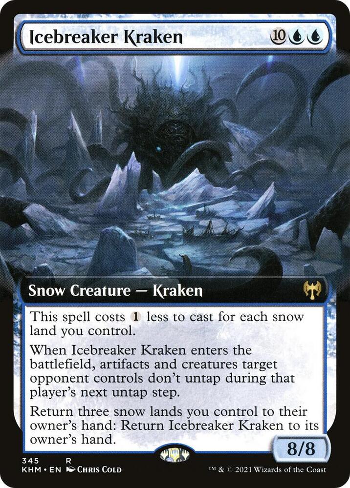 Icebreaker Kraken 345 (Kaldheim)  - Extended Art Foil