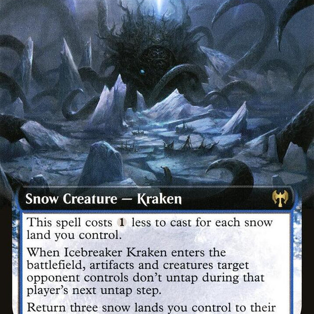 Icebreaker Kraken 345 (Kaldheim)  - Extended Art Foil