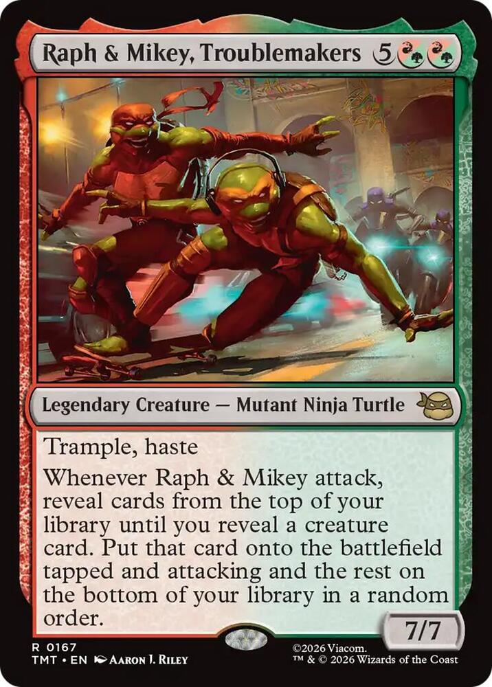 Raph and Mikey, Troublemakers 167 (Teenage Mutant Ninja Turtles)  - Foil