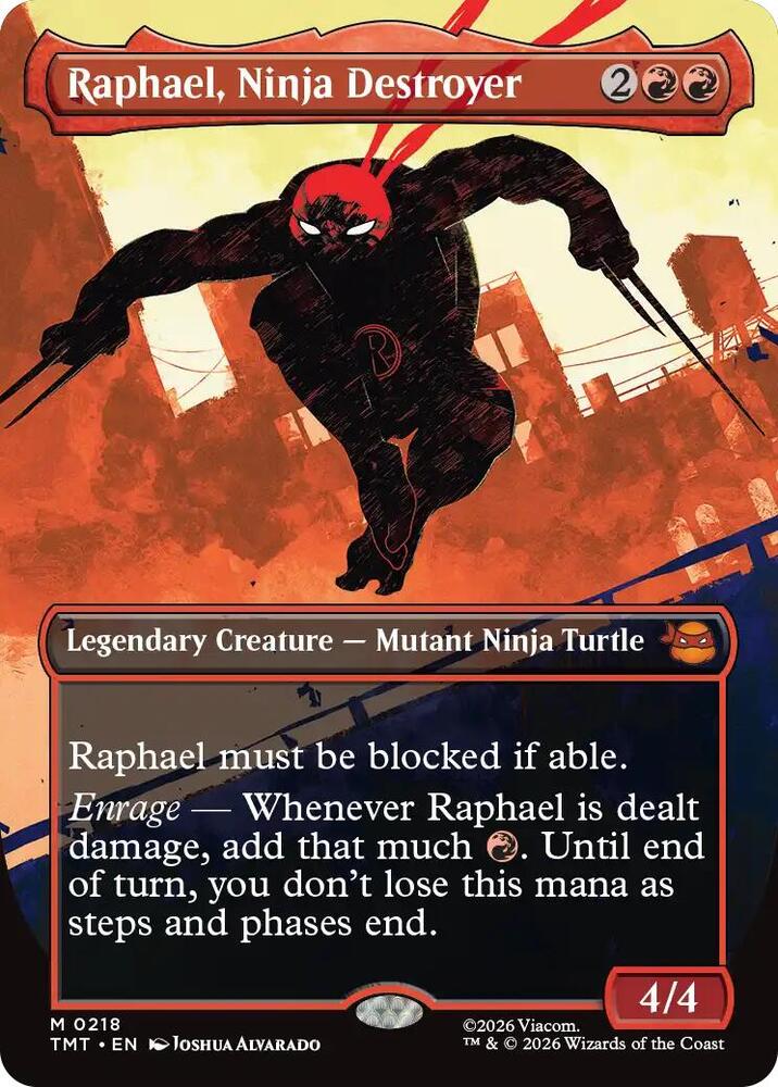 Raphael, Ninja Destroyer 218 (Teenage Mutant Ninja Turtles)  - Borderless