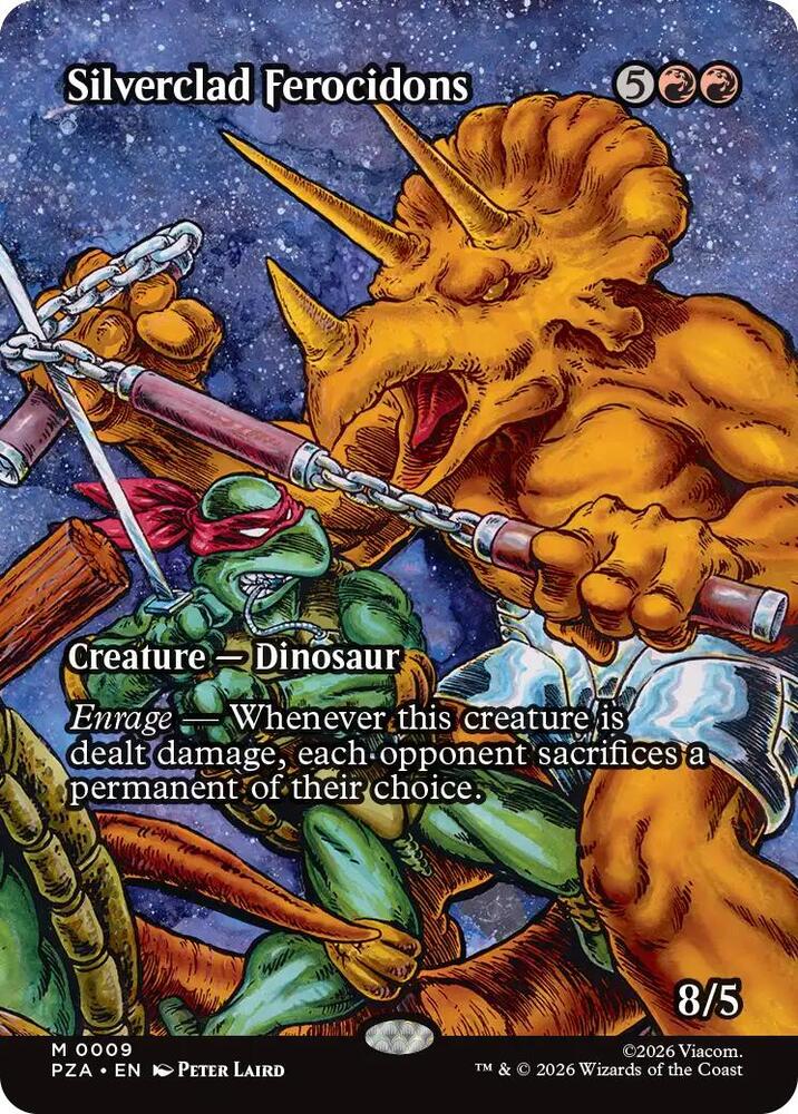 Silverclad Ferocidons 9/20 (Teenage Mutant Ninja Turtles Source Material)  - Borderless