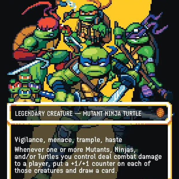 Heroes in a Half Shell Borderless  96 (Commander: Teenage Mutant Ninja Turtles)  - Surge Foil