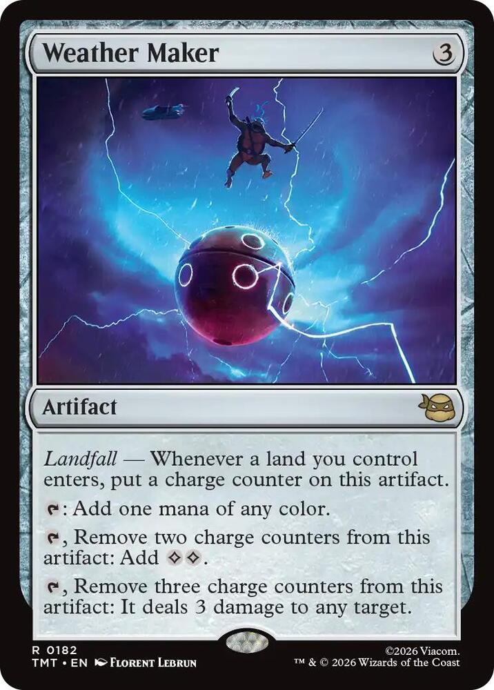 Weather Maker 182/190 (Teenage Mutant Ninja Turtles)  - Foil