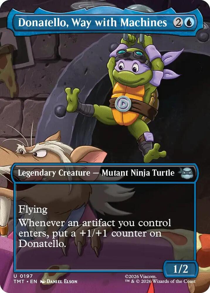 Donatello, Way with Machines 197/190 (Teenage Mutant Ninja Turtles)  - Borderless