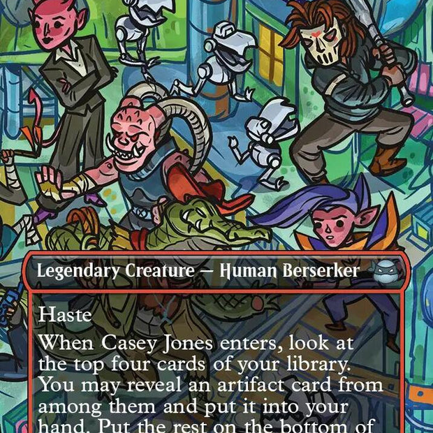 Casey Jones, Jury-Rig Justiciar 207/190 (Teenage Mutant Ninja Turtles)  - Borderless