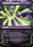Shredder's Technique 232/190 (Teenage Mutant Ninja Turtles)  - Showcase Foil