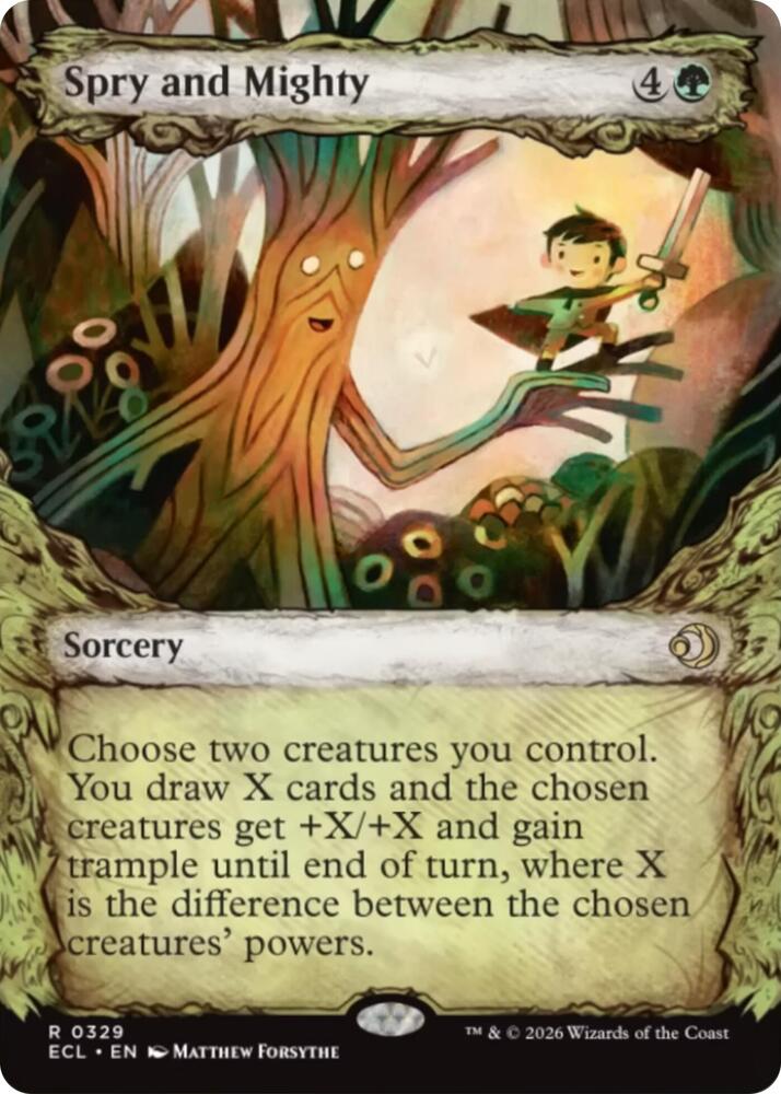 Spry and Mighty 329/273 (Lorwyn Eclipsed)  - Showcase