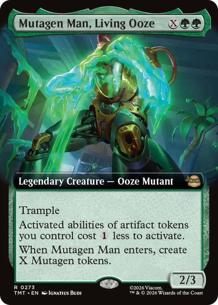 Mutagen Man Living Ooze Extended Art 273/260 (Teenage Mutant Ninja Turtles)  - Extended Art