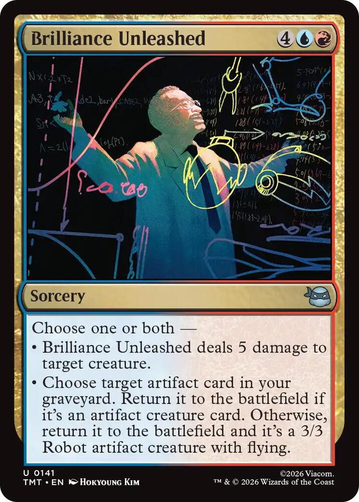 Brilliance Unleashed 141/190 (Teenage Mutant Ninja Turtles)  - Foil