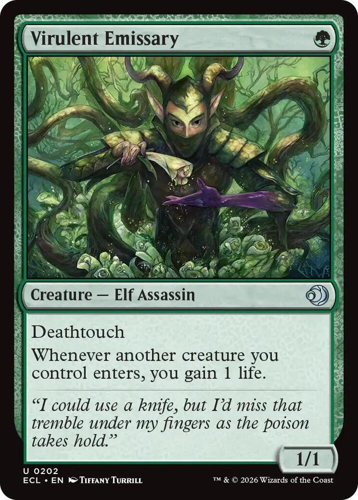 Virulent Emissary 202 (Lorwyn Eclipsed)  - Foil