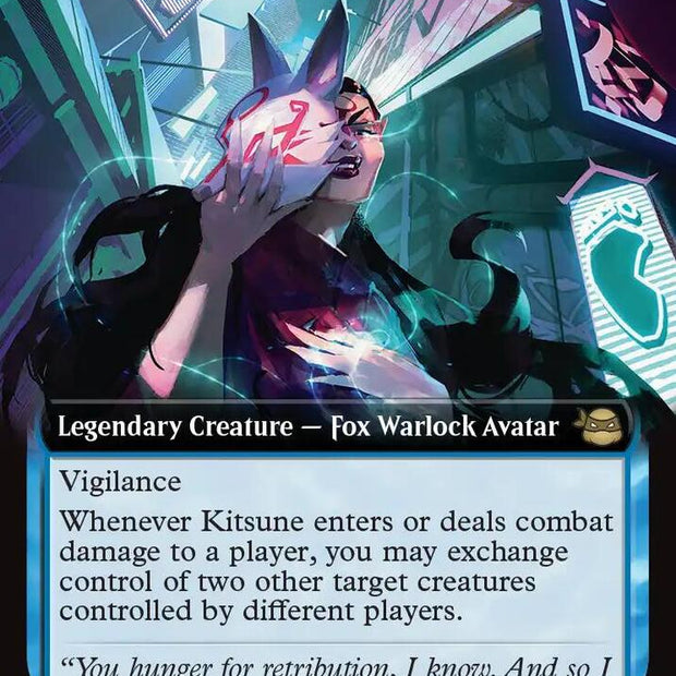 Kitsune. Dragon's Daughter 262/190 (Teenage Mutant Ninja Turtles)  - Extended Art Foil